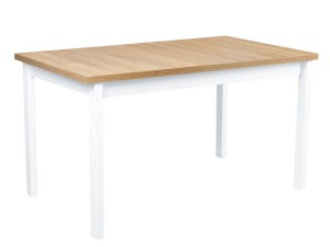 Skládací stůl ALB2L 140/180x80 Bílá/Dubová Grandson