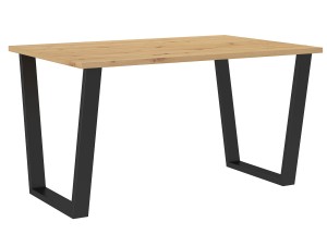 Loftový stůl Caesar 138x90 Dub Artisan