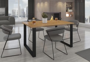 Loftový stůl Imperial 138x67 Dub Lancelot