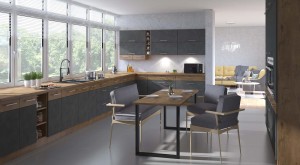 Loftový stůl Imperial 185x67 Dub Lancelot