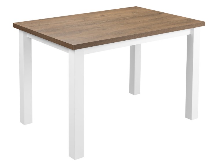 Kuchyňský stůl LAP 120x80 Bílý/dub Lefkas
