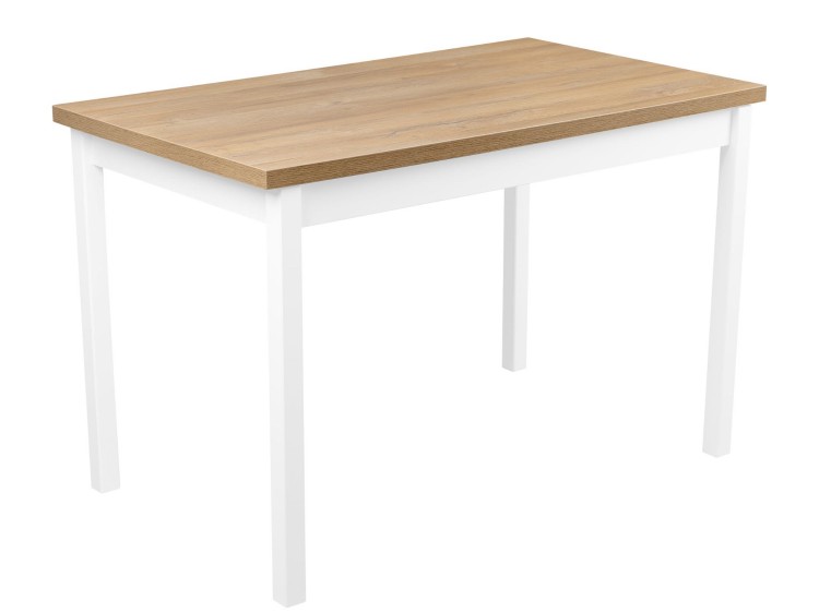Dřevěný stůl MAX3L 120x70 Bílý/dub Grandson