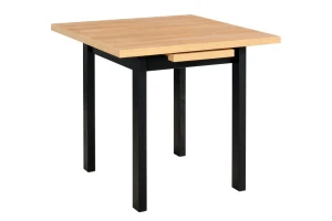 Skládací stůl 80/110x80 MAX 7 Černý/Dub Grandson