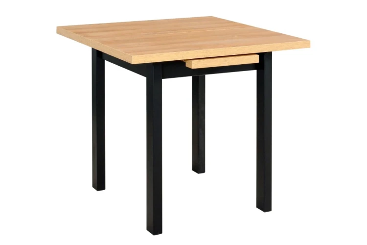 Skládací stůl 80/110x80 MAX 7 Černý/Dub Grandson