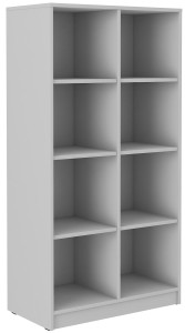 Otevřená knihovna 80 cm Malta 106 Světle šedá