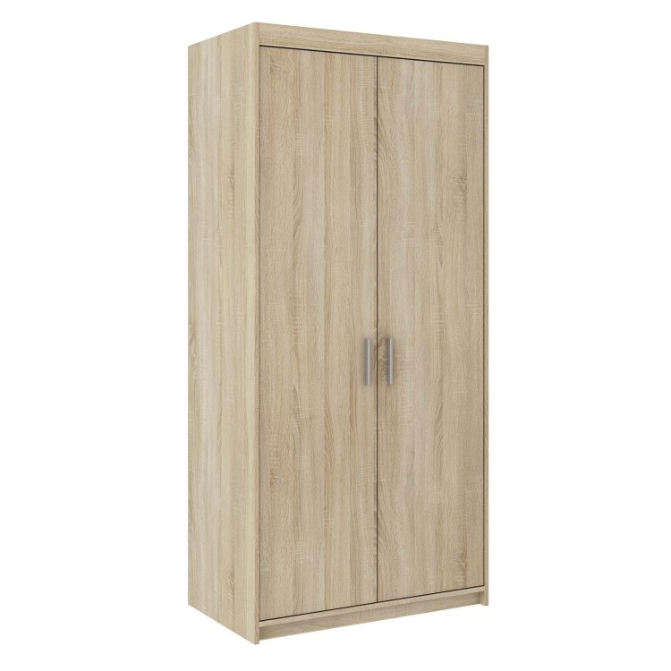 Dvoudveřová šatní skříň Elena dub Sonoma