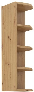 Otevřená horní kuchyňská skříňka 30 G-90 ZAK Dub Artisan