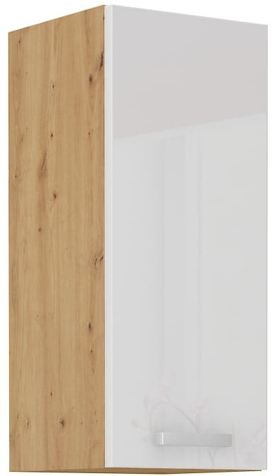 Horní skříňka do kuchyně ARTISAN HG 30 G-72 1F Bílá/Dubová
