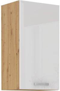 Horní skříňka do kuchyně ARTISAN HG 40 G-72 1F Bílá/Dubová