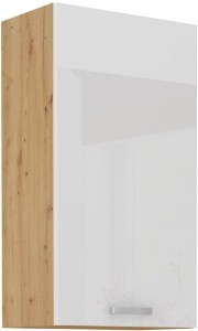 Horní skříňka do kuchyně ARTISAN HG 45 G-90 1F Bílá/Dubová