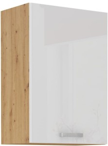 Horní skříňka do kuchyně ARTISAN HG 50 G-72 1F Bílá/Dubová