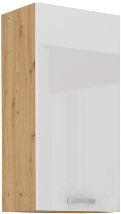 Horní skříňka do kuchyně ARTISAN HG 50 G-90 1F Bílá/Dubová