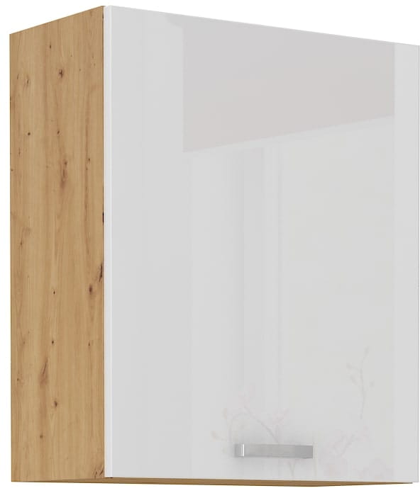 Horní skříňka do kuchyně ARTISAN HG 60 G-72 1F Bílá/Dubová