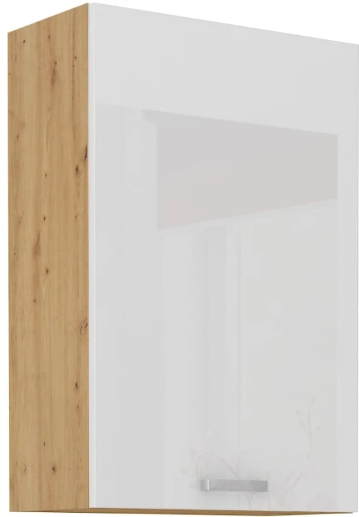 Horní skříňka do kuchyně ARTISAN HG 60 G-90 1F Bílá/Dubová