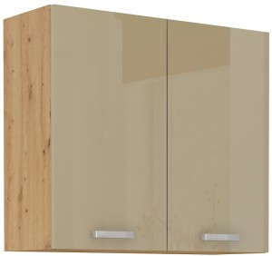 Horní skříňka pro kuchyň ARTISAN HG 80 G-72 2F Cappucino/dub