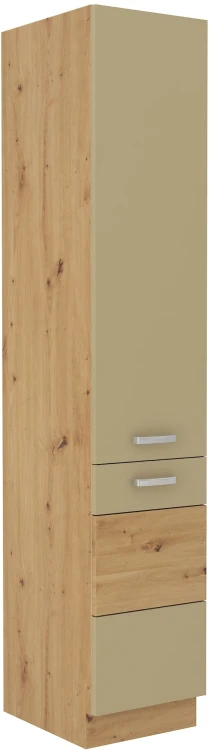 Komínová skříňka pro kuchyň ARTISAN HG 40 DK-210 2F Cappucino/dub