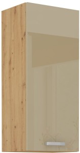 Horní skříňka pro kuchyň ARTISAN HG 40 G-90 1F Cappucino/dub