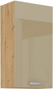 Horní skříňka pro kuchyň ARTISAN HG 50 G-90 1F Cappucino/dub