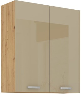 Horní skříňka pro kuchyň ARTISAN HG 80 G-90 2F Cappucino/dub