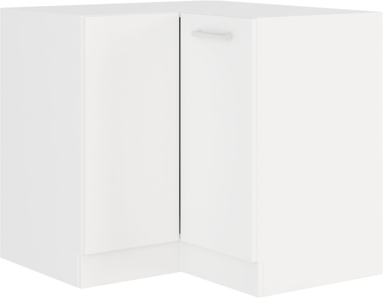 EKO rohová kuchyňská rohová skříňka 89x89 DN 1F bílá