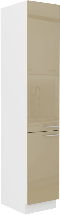 Komínová skříňka do kuchyně LARA 40 DK-210 2F Cappucino/bílá
