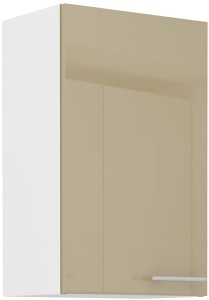 Horní skříňka do kuchyně LARA 45 G-72 1F Cappucino/bílá