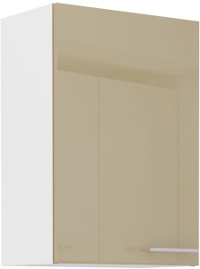 Horní skříňka do kuchyně LARA 50 G-72 1F Cappucino/bílá