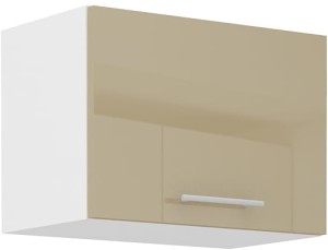 LARA 50 GU-36 1F Cappucino/bílá horní skříňka do kuchyně