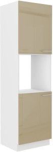 Komínová skříňka trouby LARA 60 DP-210 2F Cappucino/bílá