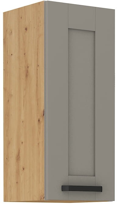 LUNA 30 G-72 1F Hlína šedý/Dub Artisan kuchyňská horní skříňka