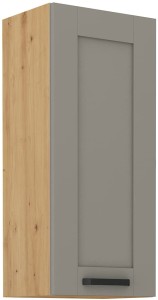 LUNA 40 G-90 1F Hlína šedý/Dub Artisan kuchyňská horní skříňka
