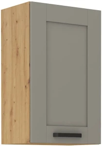 LUNA 45 G-72 1F Hlína šedý/Dub Artisan kuchyňská horní skříňka