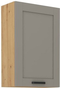 LUNA 60 G-90 1F Hlína šedý/Dub Artisan kuchyňská horní skříňka