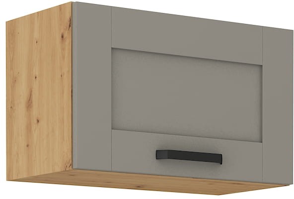 LUNA 60 GU-36 1F Hlína šedý/Dub Kuchyňská horní skříňka Artisan
