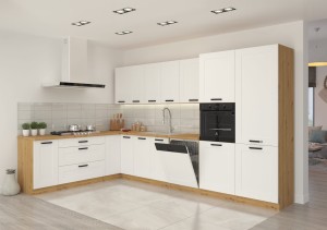 LUNA 30 G-72 1F šedý/Dub Artisan horní skříňka kuchyně