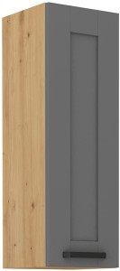 LUNA 30 G-90 1F šedý/Dub Artisan kuchyňská horní skříňka