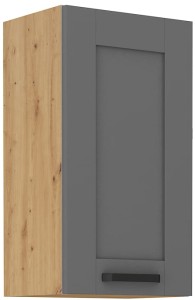 LUNA 40 G-72 1F šedý/Dub Artisan kuchyňská horní skříňka