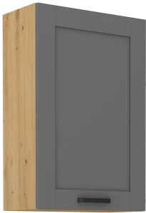 LUNA 60 G-90 1F kuchyňská horní skříňka šedý/Dub Artisan