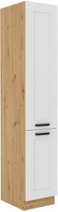 Komínová skříňka do kuchyně LUNA 40 DK-210 2F bílá/dub Artisan
