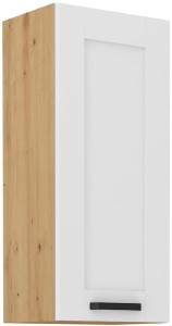 LUNA 40 G-90 1F Bílá/dubová kuchyňská horní skříňka Artisan