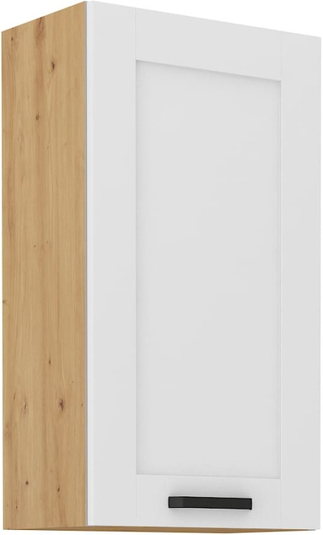 Horní skříňka do kuchyně LUNA 50 G-90 1F Bílý/Dub Artisan