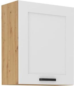 Horní skříňka do kuchyně LUNA 60 G-72 1F Bílý/Dub Artisan