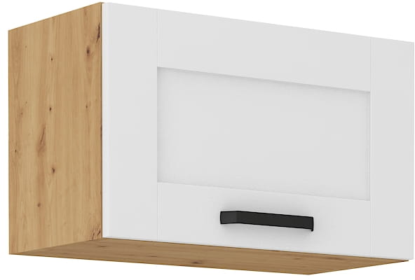 LUNA 60 GU-36 1F Bílá/dubová kuchyňská horní skříňka Artisan