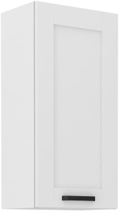 Horní skříňka do kuchyně LUNA 45 G-90 1F bílá/bílá