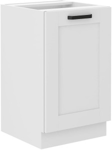 Kuchyňská skříňka pod linku LUNA 50 ZL 1F bílá/bílá