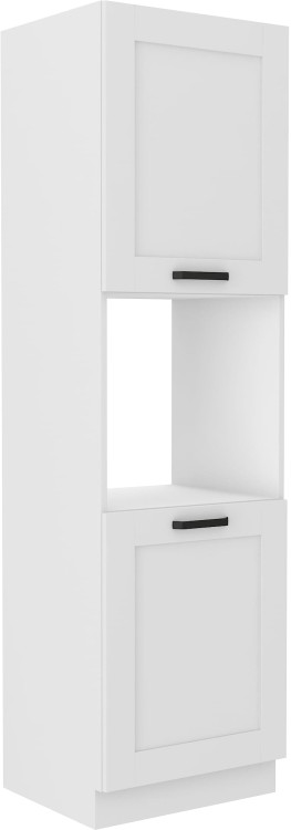 Komínová skříňka pro kuchyňskou troubu LUNA 60 DP-210 2F bílá/bílá