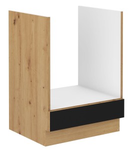 Podstavná skříňka pod sporák MODENA 60 D GAS Dub Artisan/černá