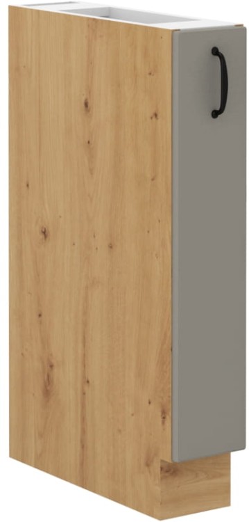 Stojící skříňka do kuchyně se zásuvkou STILO 15 D CARGO Hlína šedý/Dub Artisan