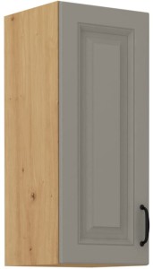 Horní skříňka do kuchyně STILO 30 G-72 1F Hlína šedý/Dub Artisan