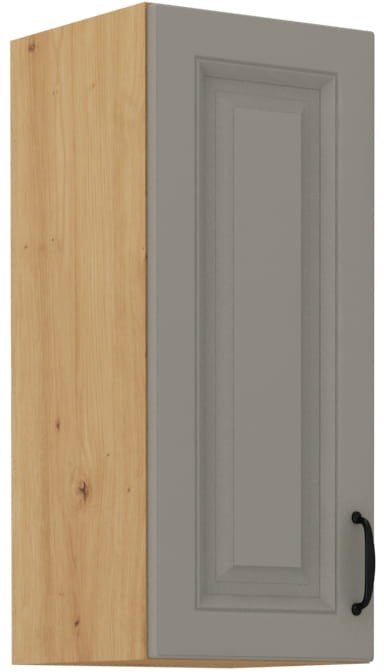 Horní skříňka do kuchyně STILO 30 G-72 1F Hlína šedý/Dub Artisan